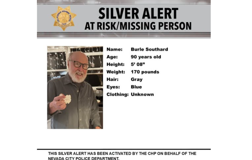 Burle Southard Missing: Burle Southard Missing in Marysville, California as Silver Alert Issued and Community Searches for Safe Return